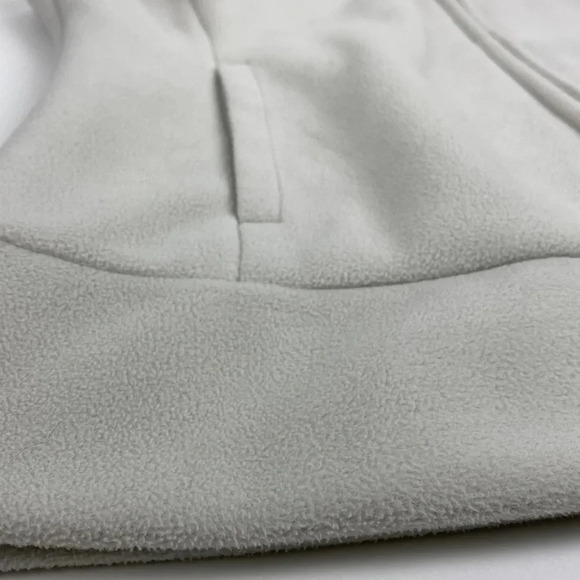 Bench beige cream white fleece High collar high neck fuzzy vest size medium - Picture 6 of 14